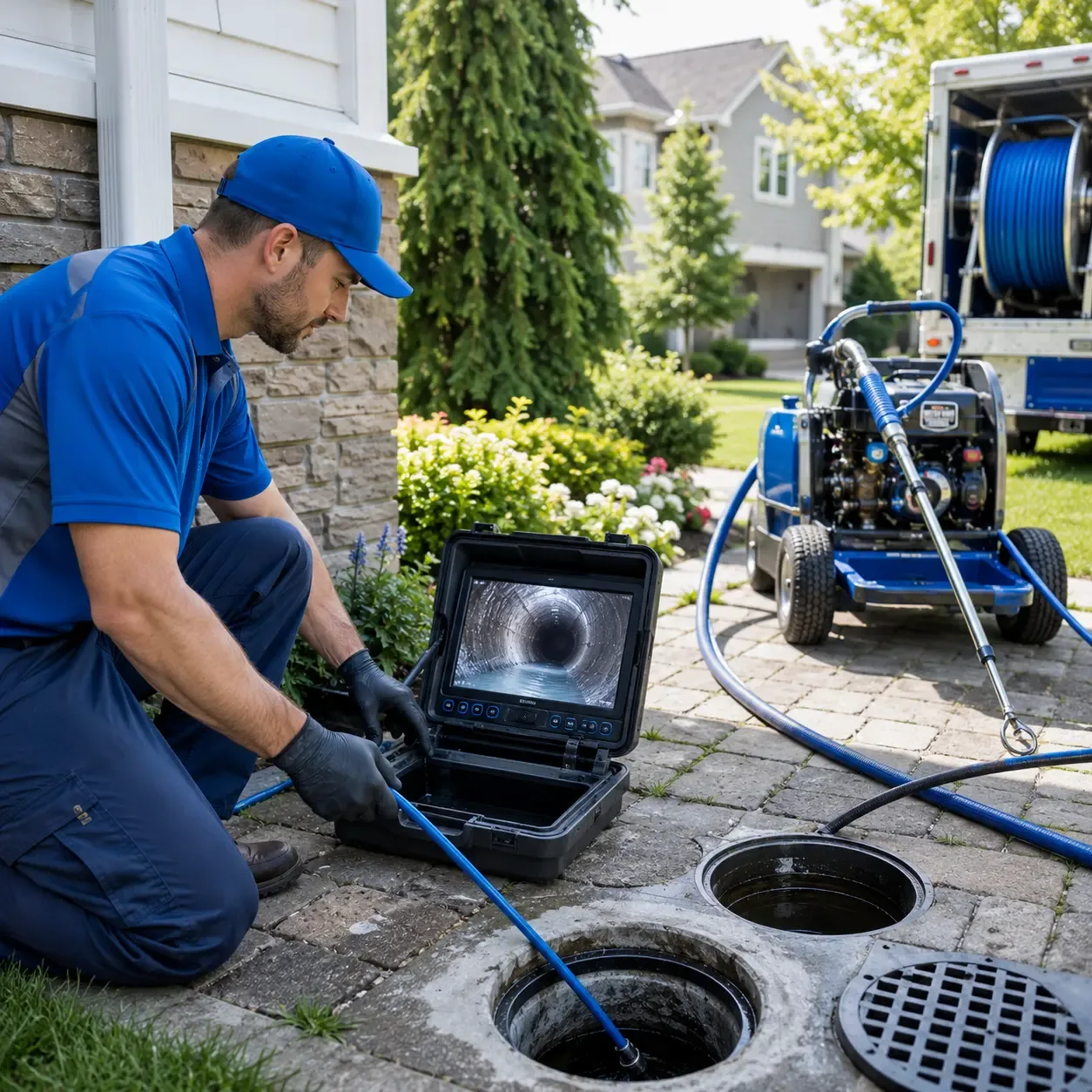 Outdoor drain cleaning professionals serving Ft Mitchell, KY